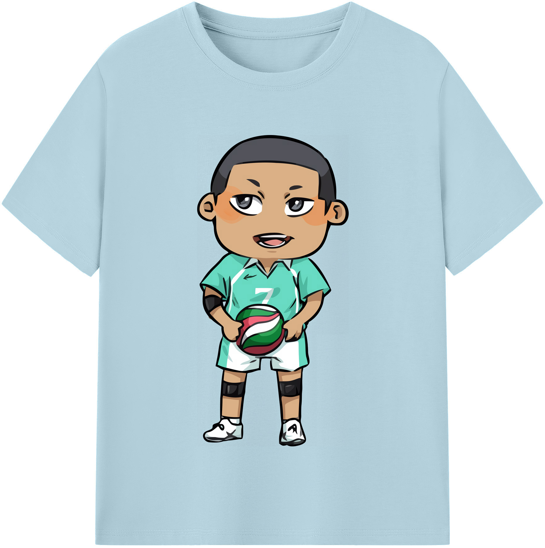 （画像用） ハイキュー!! Haikyu!! 綿100％半袖Tシャツ（フロントプリント）